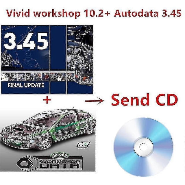 Latest version of Auto.data 3.45 and Vivid Workshop 10.2 car repair software + installation video guide + re