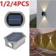 thumbnail image 2 of Luz Solar Hexagonal de pared para exteriores, lámparas LED impermeables para cubierta, valla, porche, Patio, jardín, 2023, 2 of 4