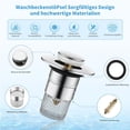 thumbnail image 3 of Versatile Bathroom Sink Stopper, Pop Up Sink Drain Filter with Integrated Basket System for Easy Cleaning and Clog Prevention, Suitable for Washbasin and Shower Basin Spouts, 3 of 6