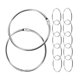 thumbnail image 5 of unbranded 24Ud Anillos Metálicos De Sujeción Para Documentos Y Manualidades Seguro Y Reutilizable Plata, 5 of 8