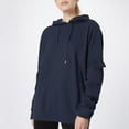 thumbnail image 2 of HAPIMO Womens Fashion Hoodies Long Sleeve Solid Pocket Hooded Sweatshirts Lightweight Casual Athletic Pullover Tops 2025 Fall Winter Clothes Blue S, 2 of 4