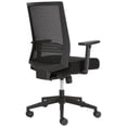 thumbnail image 3 of OFW Smarti EL Ergonomic Mesh Task Chair with Adjustable Lumbar, Arms & Synchro-Tilt – Black, 3 of 6