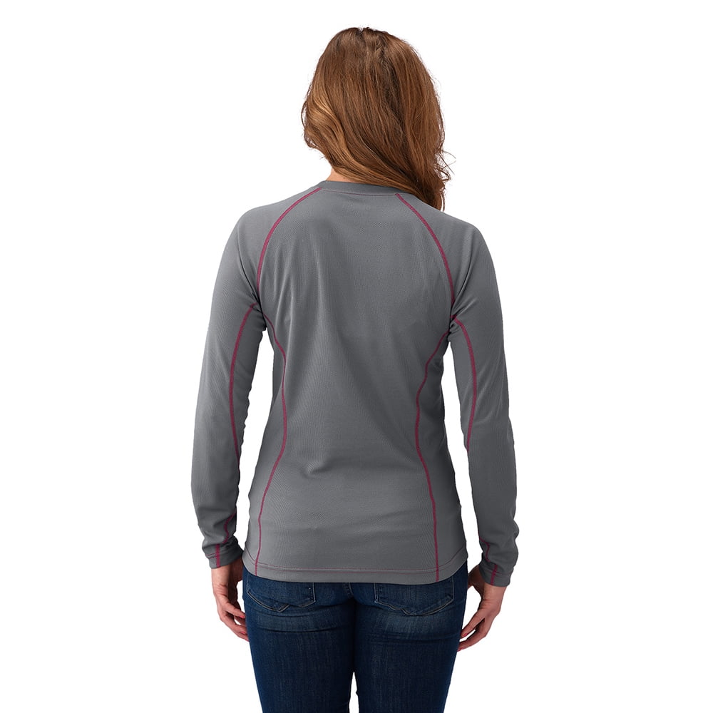 Polaris Womens Long Sleeve Cooling Shirt Size Medium Navy/Gray/Pink 