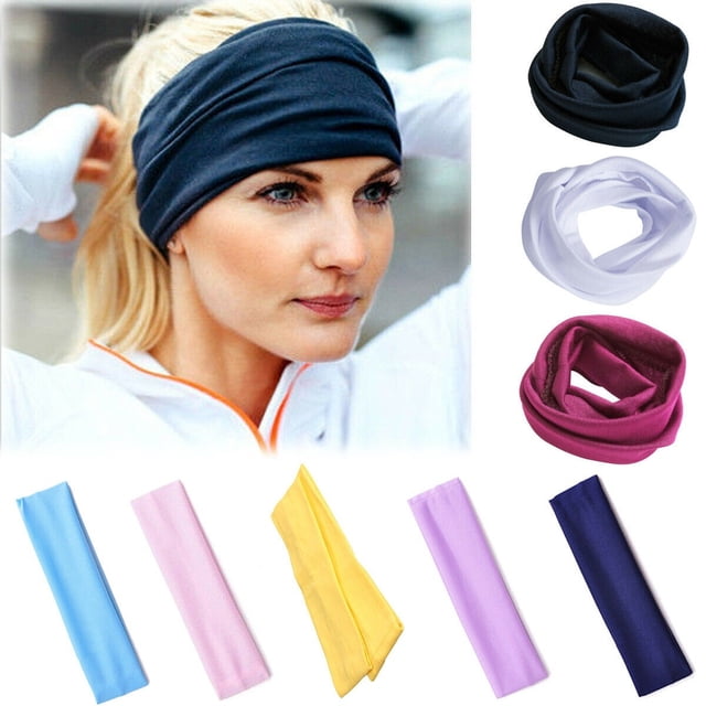 Bandeau Élastique Grand pour Femmes Mode Yoga Course