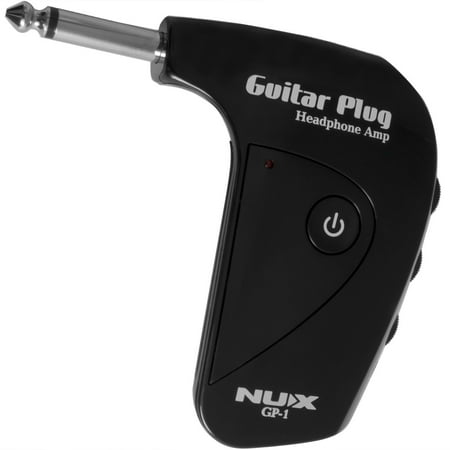 NUX GP-1 Electric Guitar Plug Mini Headphone Amp Built-in Distortion Effect Compact Portable Guitar Headphone