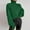 Green, variant on AOOCHASLIY 2023 Womens Sweater Fashion Women Solid Long Sleeve Pullove Turtleneck-Neck Casual Sweater Tops