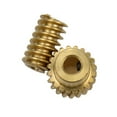 JZROCKER Motor Output Brass Worm Wheel Gear 0.5 Modulus 110 Reduction