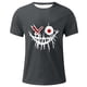 thumbnail image 2 of Camisetas de Cuello de la Tripulación de los Hombres de Poliéster Impreso en Seco Rápido, Cuello Redondo de Corte 3D para Gimnasio, Carrera, Ciclismo Y Ocasional, 2 of 4