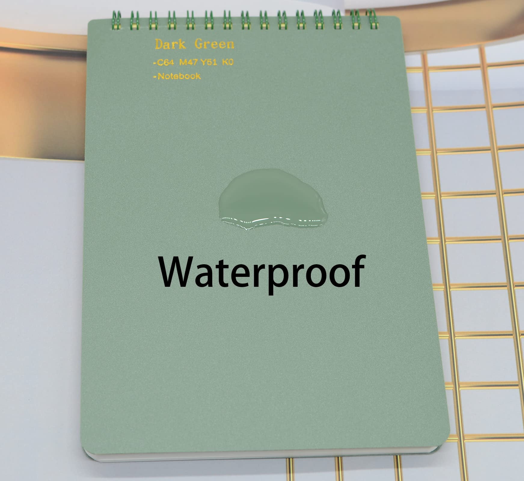 Top Bound Spiral Notebook  4 4 Color A5 Size Thick Plastic Hardcover 7mm College Ruled Paper 80 Sheets (160 Pages) Journal For School And Office Supplies (4 A5)