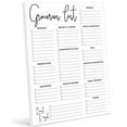 thumbnail image 1 of Inkdotpot Grocery List Notepad 6 x 9 inches Magnetic Note pad with Printed Shopping List Items and Blank Grocery Shopping Spaces , 54 Page Weekly Grocery Shopping Planner, 1 of 8