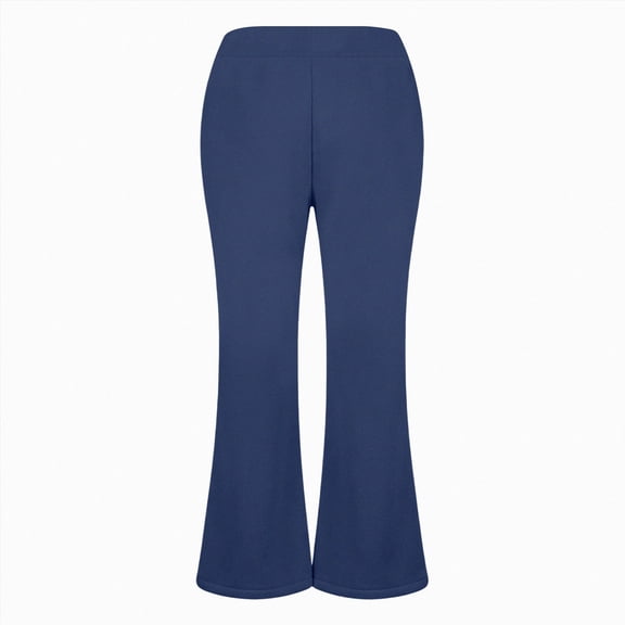 ZIXKCGDSE Womens Flared Yoga Pants with Pockets High Waisted Flare Leggings Dress Pants Size M