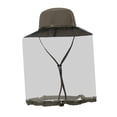 thumbnail image 2 of Milaget Head Net Hat Breathable Face Accessories with Chin Strap Beekeeping Cap Green, 2 of 9