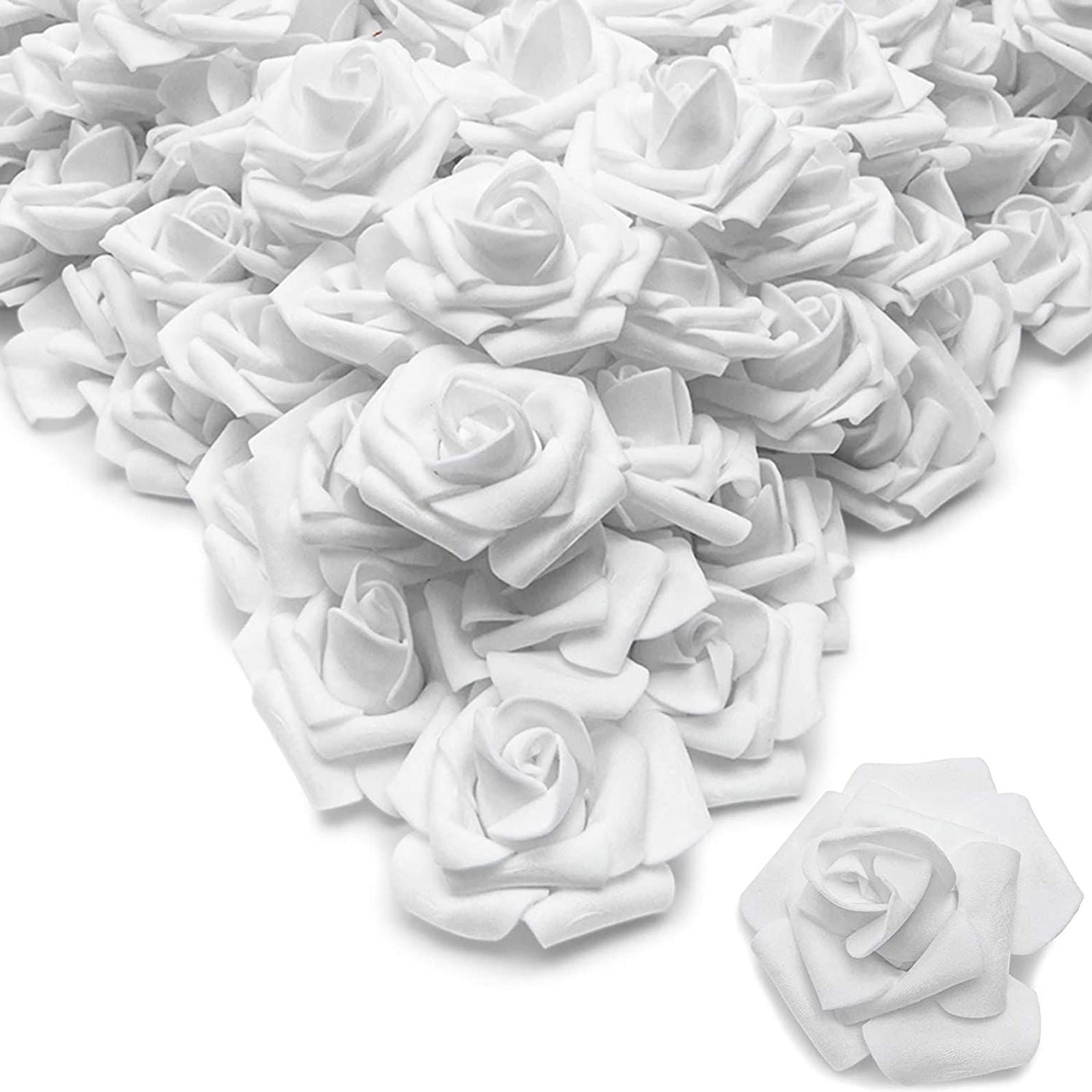 Rose  Artifical Fake 12 Autumn Snowflake Rose Flower Home Office Decor UK SELLER 
