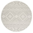 thumbnail image 4 of SAFAVIEH Metro Padraic Medallion Area Rug, Light Grey/Ivory, 8' x 10', 4 of 10