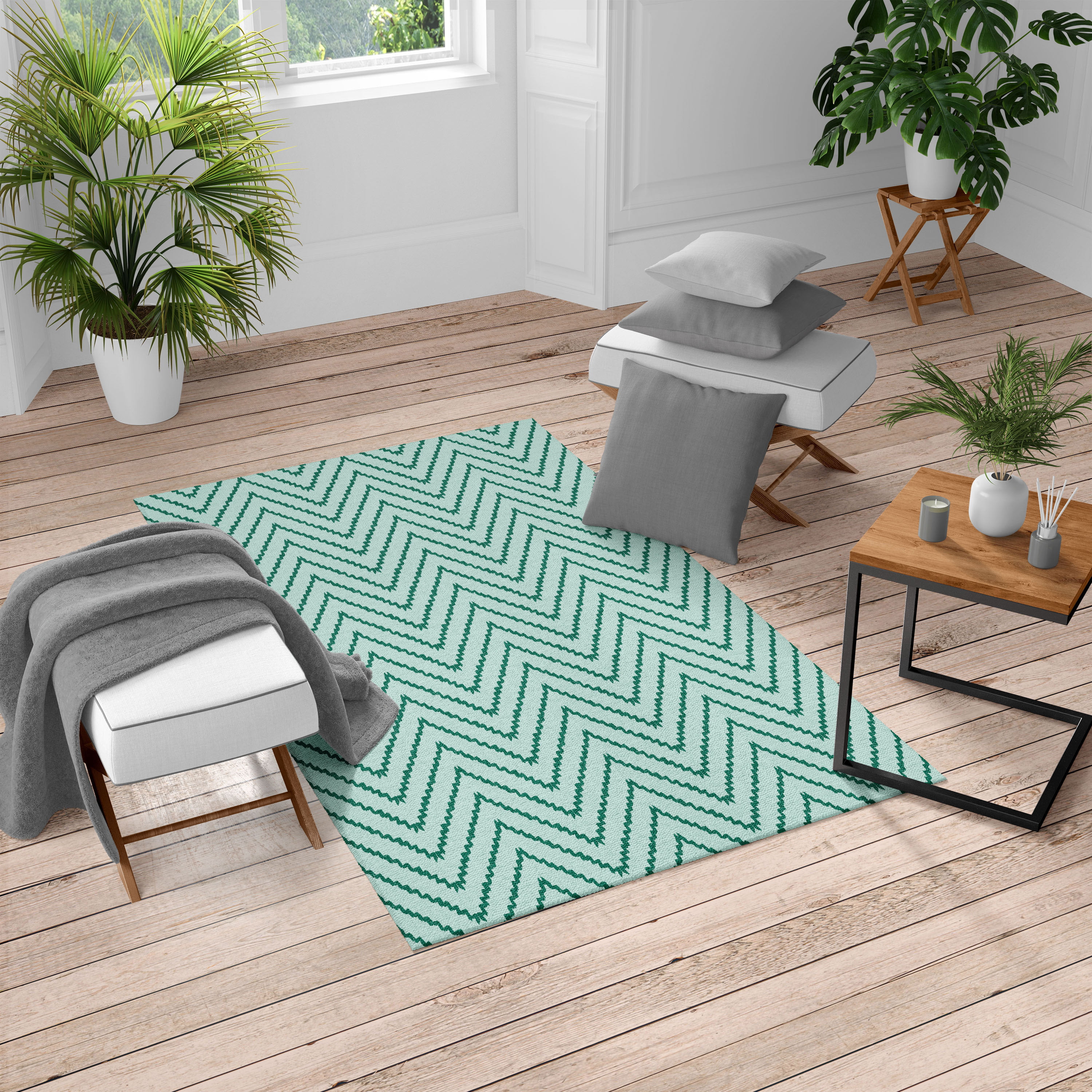 Modern Geometric Rugs Small Large Rugs For Living Room Long ZigZag Hall Runners 