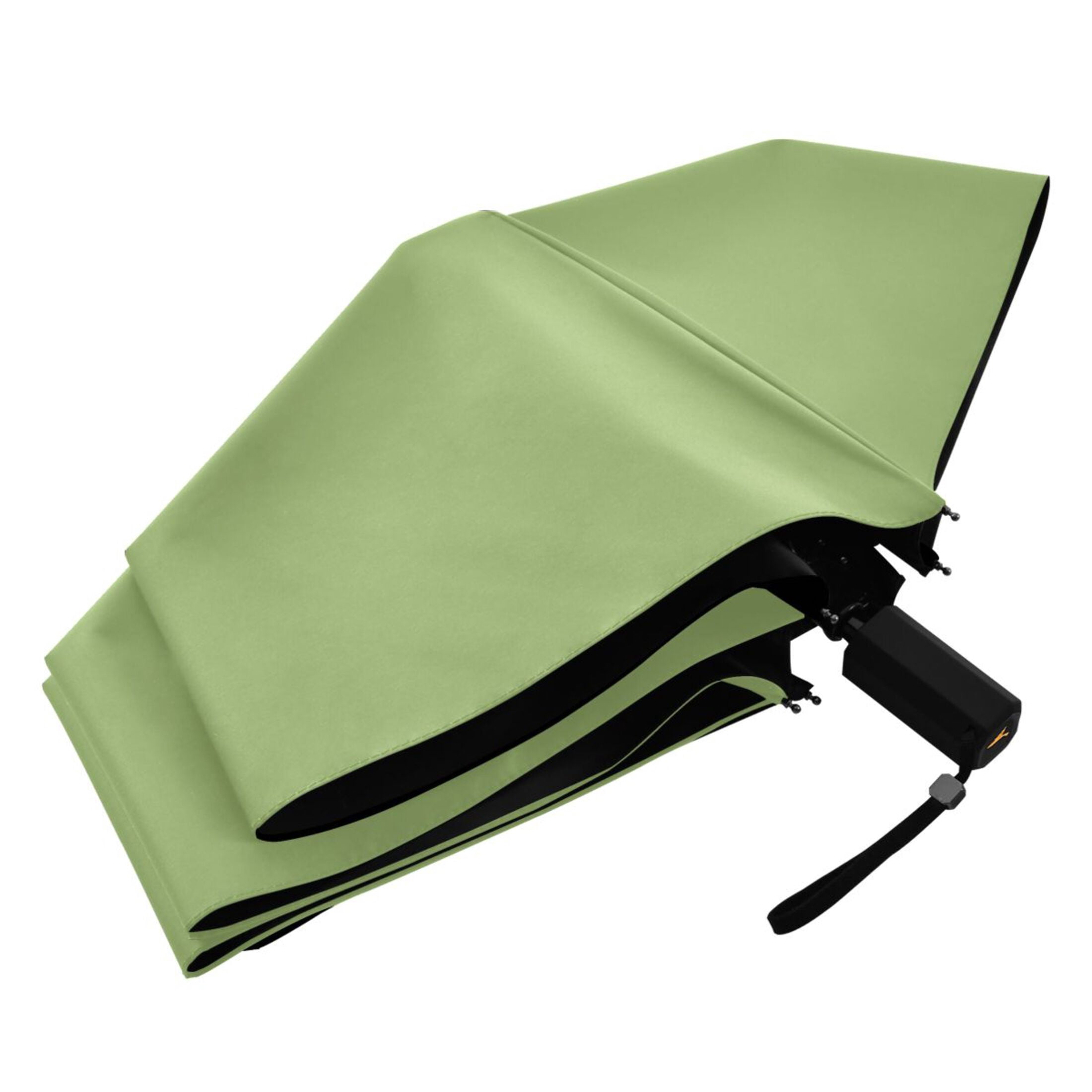Leaf Green Compact Sun Umbrella Windproof Travel Umbrellas for Rain Strong Portable UV Protection
