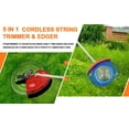 thumbnail image 4 of 52CC 2-Stroke Gas Weed Eater, 5 in 1 Gas String Trimmer Upgraded, High Power Weed Wacker Gas Powered, Outdoor Brush Cutter Hedge Trimmer, Multi Functional Trimming Tools for Lawn, Yard, Garden, 4 of 10