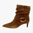 thumbnail image 2 of Vince Camuto Kirpa Women's Boots Burnt Sugar Size 9 M, 2 of 8