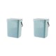 thumbnail image 4 of Cateissary Cubo de basura para colgar en la pared del baño, cubo de basura con tapa de cocina, Cubo de basura cubierto con hermeticidad fuerte, Azul 2piezas, 4 of 6