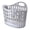 E, variant on BinKFF Collapsible Laundry Basket with Handles - Space Saving Foldable Laundry Basket, Fits Into Narrow Gaps, Pop Up Laundry Clothes Hamper for Families, Or Compact Homes
