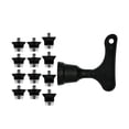 thumbnail image 1 of 12Pcs Replacement Football Studs M5 Soccer Boot Cleats for Athletic Sneakers No Storage Box, 1 of 8
