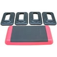 thumbnail image 5 of Adjustable Workout Aerobic Stepper in Fitness & Exercise Step Platform Trainer Red Black with 4 Risers, 5 of 5