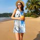 thumbnail image 3 of Balery Cute Cloud Bichon Frise Vestidos de verano para mujer con estampado: vestido holgado sin mangas, vestido playero informal y cómodo para días calurosos., 3 of 7