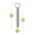 thumbnail image 6 of Delice™ By Blush® | Heartthrob Silicone Bullet Vibrator With Heart-Shaped Handle – Something Blue, 6 of 11