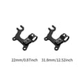 thumbnail image 4 of sweethay Adaptador de freno de bicicleta de alta resistencia Adaptador de freno de disco delantero negro de metal Bicicleta de carretera Freno de disco de Ciclismo 22 mm sweethay OD010448-01, 4 of 6