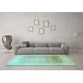 thumbnail image 3 of Ahgly Company Indoor Rectangle Persian Light Blue Traditional Area Rugs, 8' x 12', 3 of 4