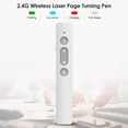 thumbnail image 1 of 2.4GHz Wireless Flip Pen PPT Slide Carga USB Powerpoint Pointer (Blanco), 1 of 7