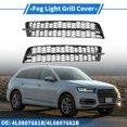 thumbnail image 2 of 1 par de rejilla de luz antiniebla frontal izquierda para Audi A4 S4 2013-2015 No.4L0807681B/4L0807682B ABS Negro, 2 of 7