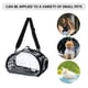 thumbnail image 1 of Bolsa De Transporte De Mascotas Bolsa de transporte para mascotas Bolsa transparente para perros y gatos Bolsa espacial Suministros para mascotas (Gris claro L) Likrtyny  Libre de BPA, 1 of 3