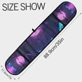 thumbnail image 3 of Yayeee Double Oven Mitt Kitchen Heat Resistant Baking 35" x7" Quilted Glove, Pink Neon Road, 3 of 6