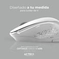 thumbnail image 3 of Mouse Inalámbrico Acteck AC-934152 OPTIMIZE ERGO 1600dpi Blanco, 3 of 5