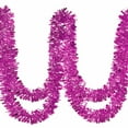 thumbnail image 3 of 5-Pack 15FT Pink Tinsel Garland – Glitter Metallic Twist for Christmas, Weddings, Luaus & More, 3 of 7