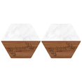 thumbnail image 4 of Personalized Coasters Engraved Wood & Marble Tea/Coffee Coasters Customized, 4 of 8