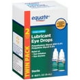 Equate Long Lasting Lubricant Eye Drops, Moisturizing, 0.5 oz, 2 Pk