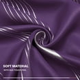 thumbnail image 5 of Deconovo Foil Printed Blackout Curtains for Kids' Room, Silver Wave Lines Pattern (42 x 72 inch, Purple Grape, 2 Panels), 5 of 8