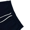 thumbnail image 5 of kamemir Basketball Shorts Men's Casual Shorts with Pockets Elastic Waistband with Drawstring Cargo Stretch Short Navy,S, 5 of 6