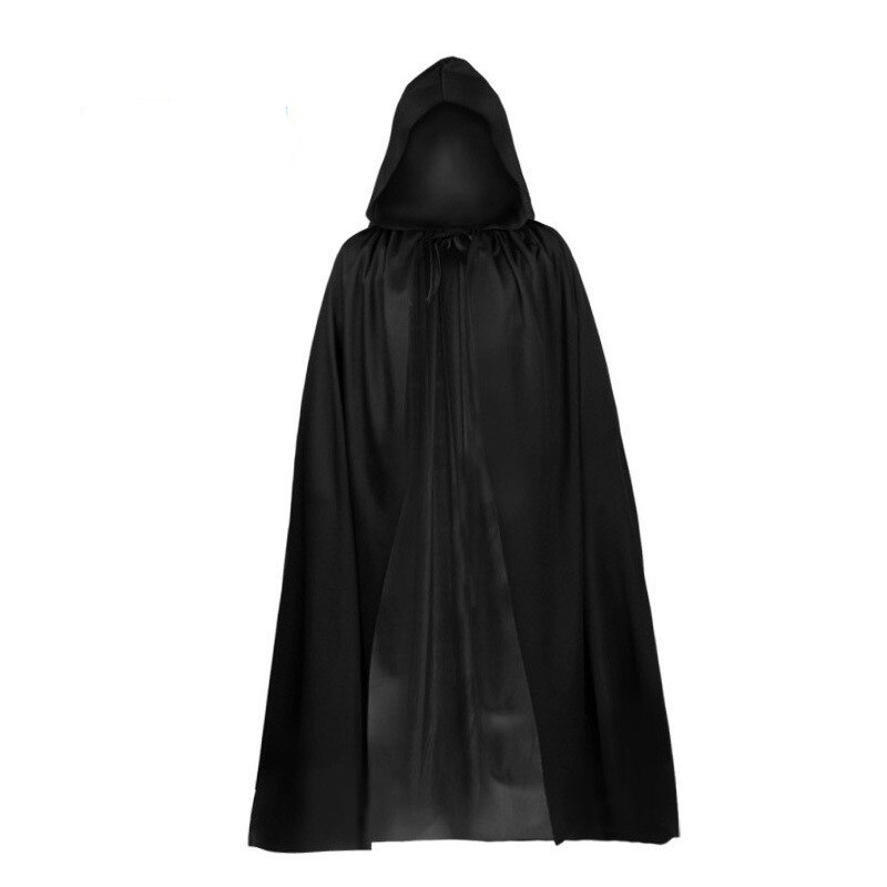 MEISHANG Grim Reaper Costume,Disfraz Muerte,Disfraz Halloween Adulto Hombre-Lncluye Una Capa Con Capucha,Una Guadaña,Una Máscara Y Guantes-para Carnival Y Cosplay
