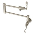 thumbnail image 2 of Kingston Brass Ks410.Cfl Century 3.8 GPM Single Hole Wall Mounted Pot Filler - Chrome, 2 of 4