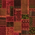 thumbnail image 1 of Ahgly Company Indoor Square Oriental Orange Modern Area Rugs, 8' Square, 1 of 4