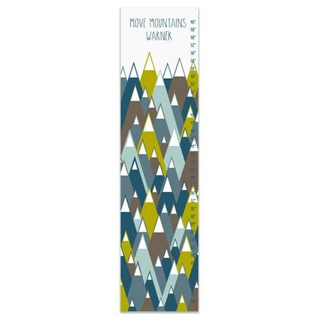 Harriet Bee Credle Move Mountains Canvas Personalized Growth Chart Harriet Bee Credle Move Mountains Canvas Personalized Growth Chart