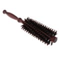 thumbnail image 4 of Brosse à Cheveux Ronde en Baril de Bois Résistante à la Chaleur, Peigne Brosse de Massage du Cuir Chevelu Roulée pour S, 4 of 6
