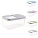 thumbnail image 2 of Toystoory Caja de almacenamiento de contenedor dispensador de cereales de alimentos secos de arroz sellado de plástico de 10kg Organizadores de utensilios de cocina Azul, 2 of 6
