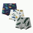 thumbnail image 2 of Caqnni Boys Boxer Underwear Cotton Briefs Kids Toddler Boys Dinosaur Truck Panties Assorted Color Multipacks Gifts Set for Boys size:2-3T 3-4T 4-5T 5-6years 7-8years B，130, 2 of 3