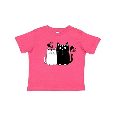 

Inktastic Valentines Day Cat Couple Gift Toddler Toddler Girl T-Shirt