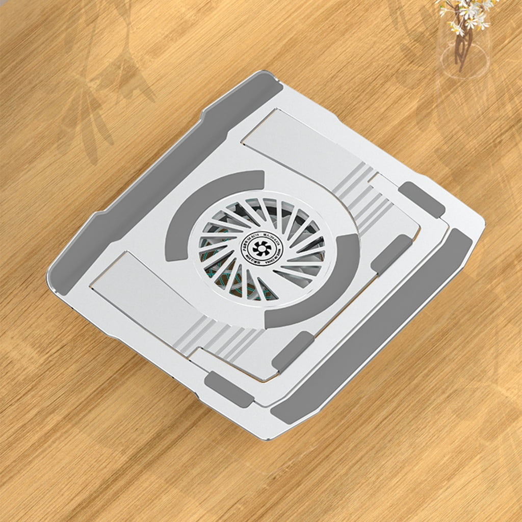 Adjustable Aluminum Laptop Stand With Cooling Fan,for 22in Laptop Portable Notebook Coolers Effective Heat Dissipation