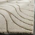 thumbnail image 5 of SAFAVIEH Florida Tamzen Abstract Shag Area Rug, Cream/Beige, 5'3" x 7'6", 5 of 6